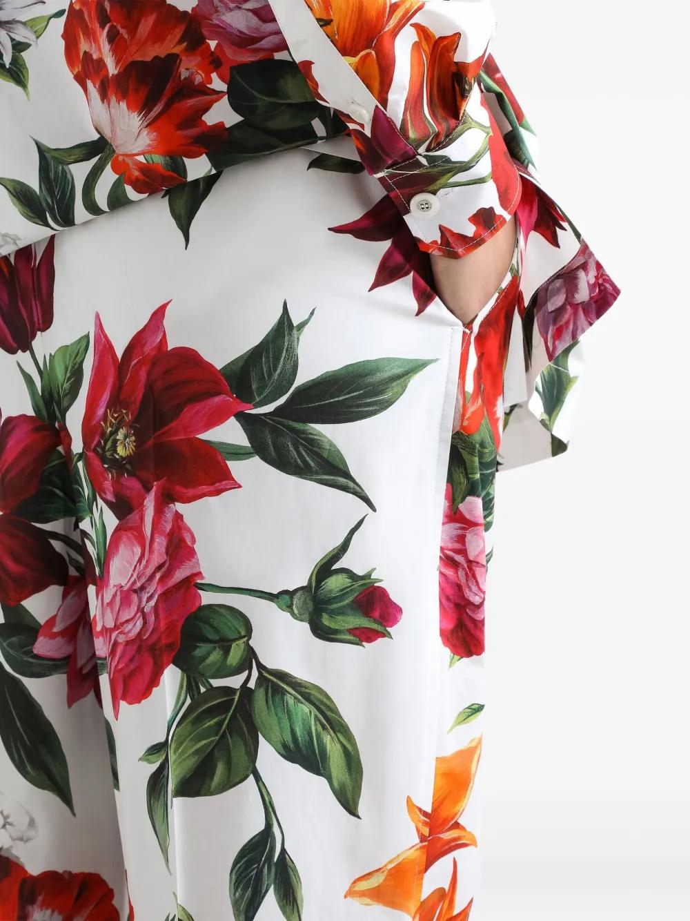 DOLCE & GABBANA Chic Women's Cotton Pants - Fall/Winter 2025