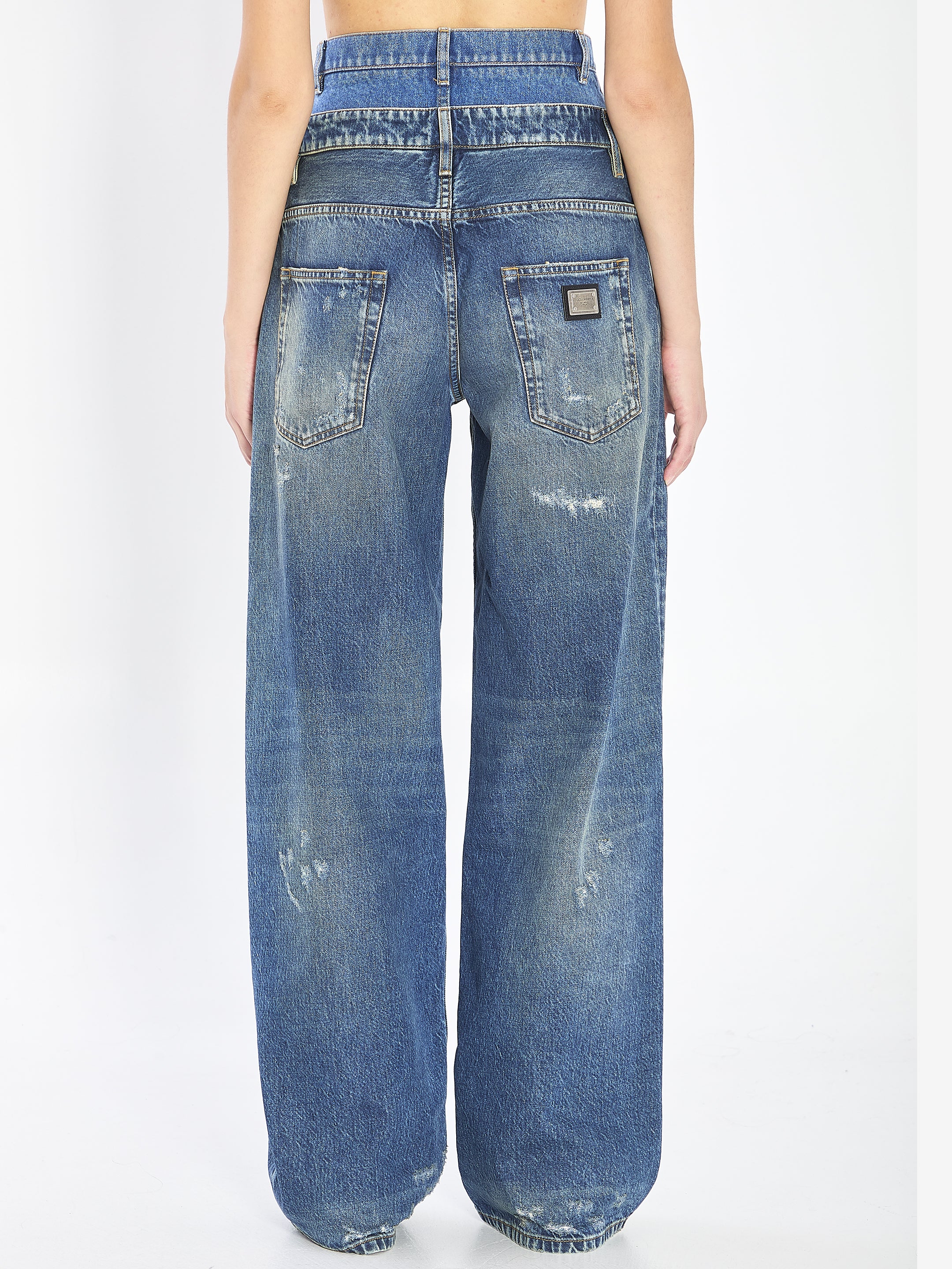 DOLCE & GABBANA Double Waisted Jeans for Women