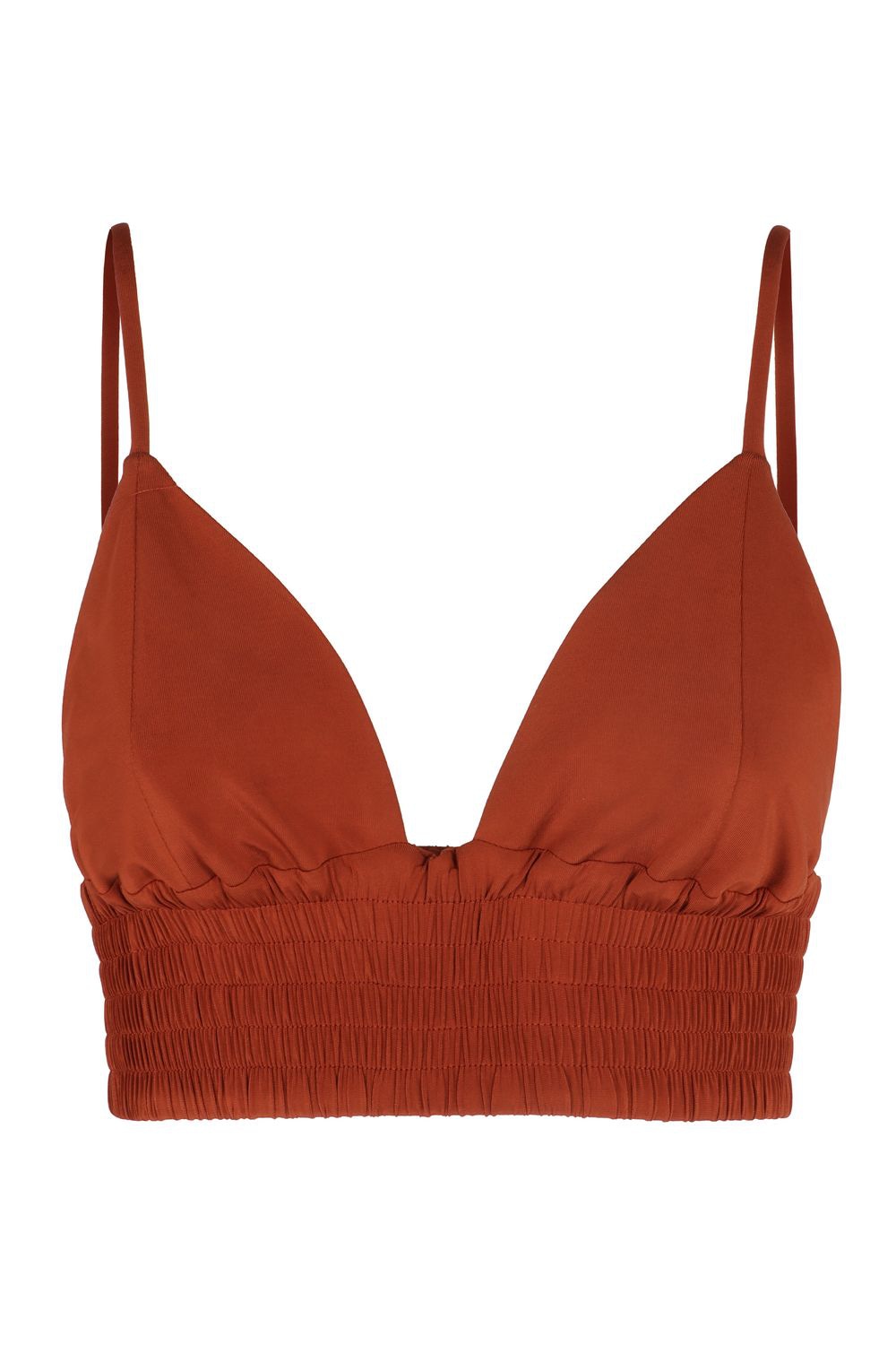 FEDERICA TOSI Women’s Knit Crop Top with Thin Straps