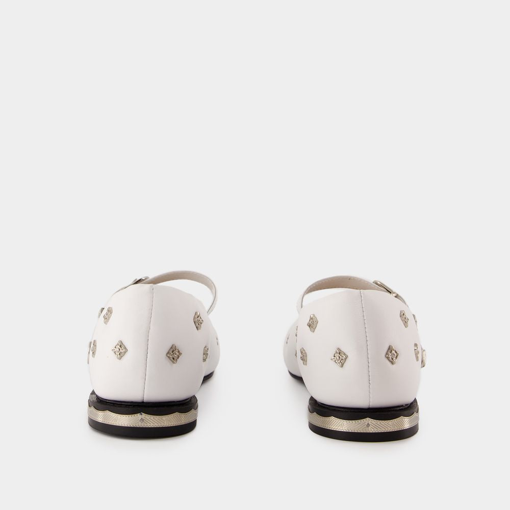 TOGA PULLA Classic Ballerina Sandals for Women