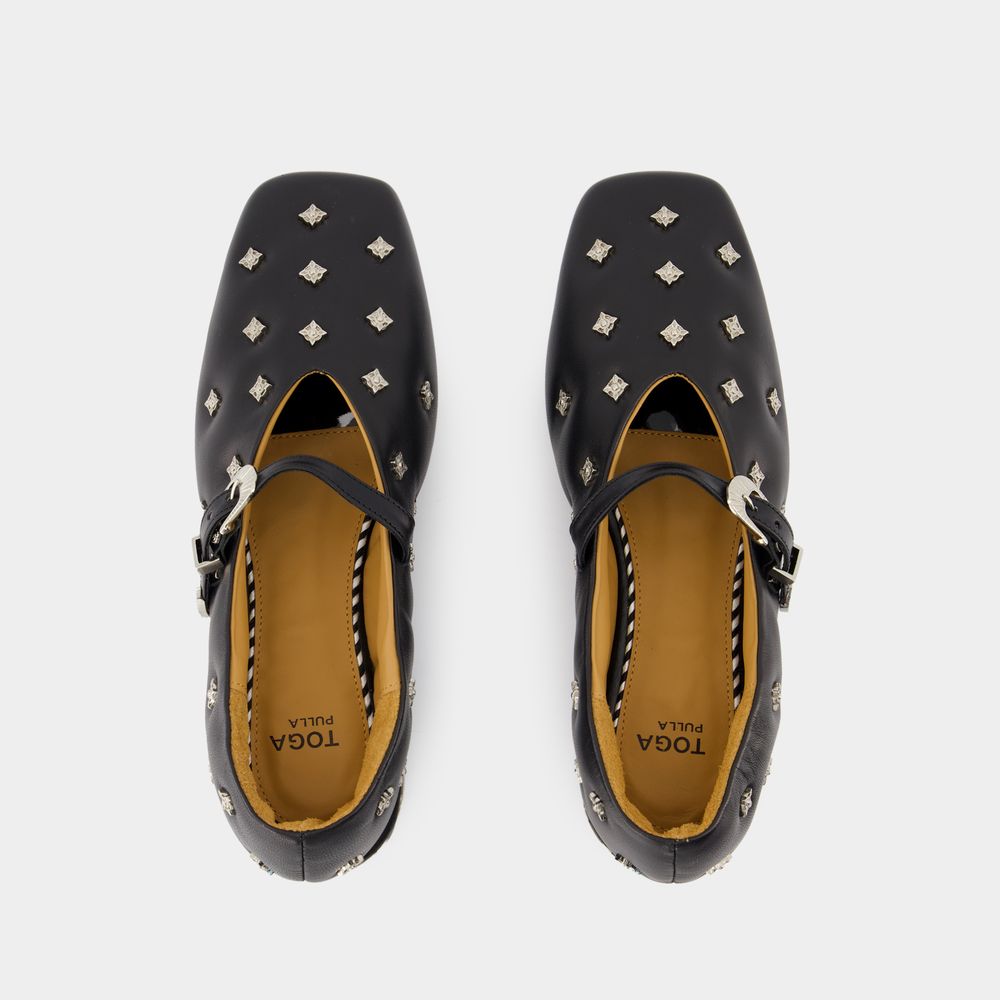 TOGA PULLA Elegant Ballerina Sandals for Women - FW24 Collection