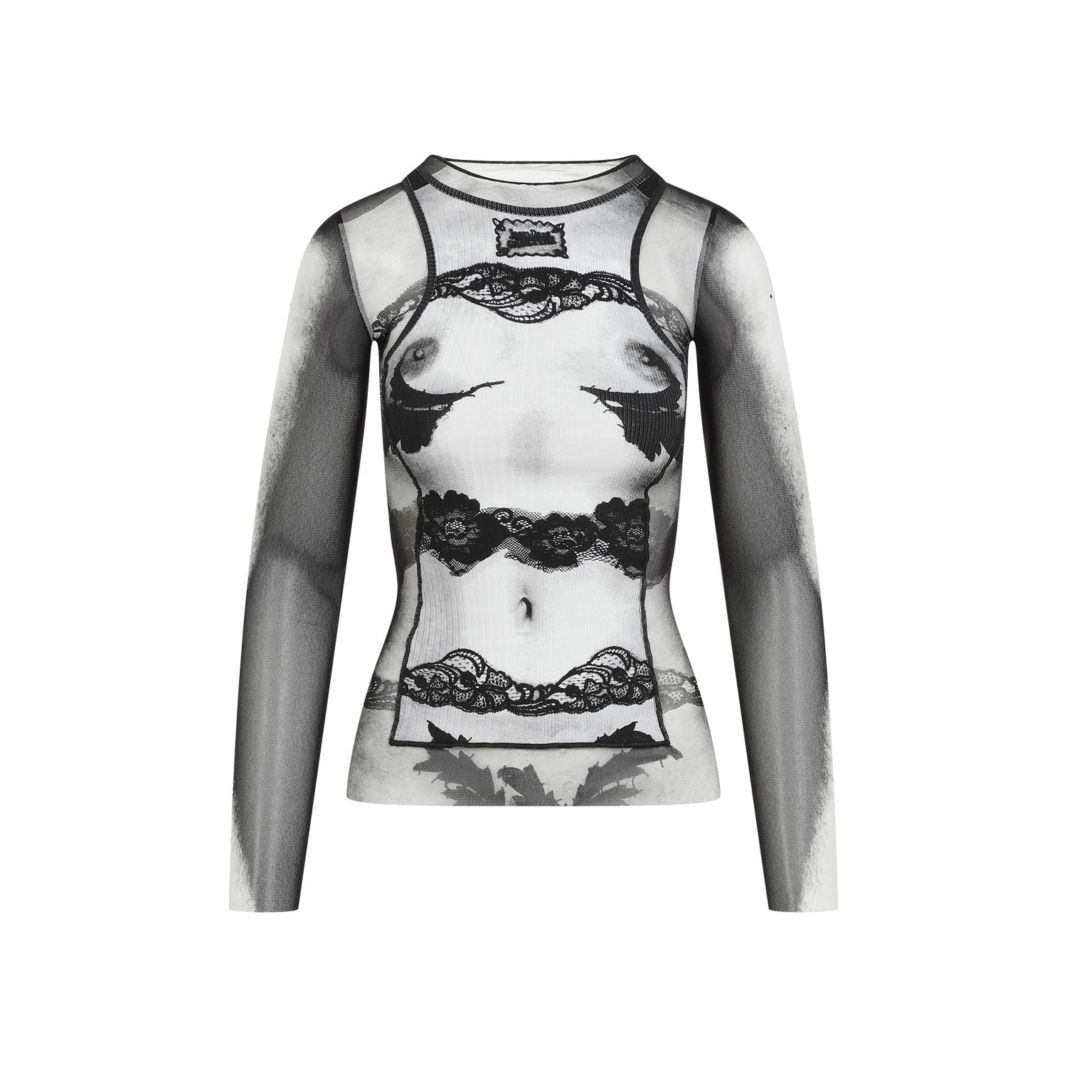 JEAN PAUL GAULTIER Body Lace Mariniere Top - Women's
