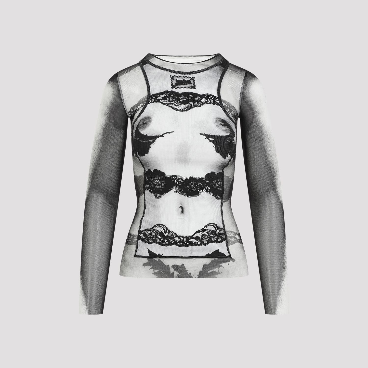 JEAN PAUL GAULTIER Body Lace Mariniere Top - Women's