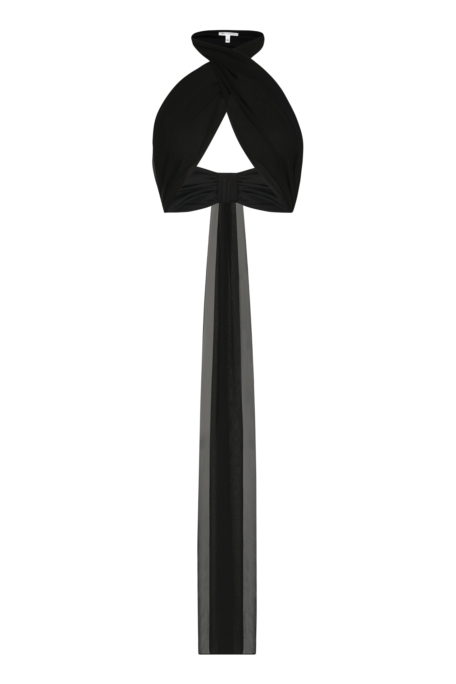 AMI PARIS Silk Crop Top