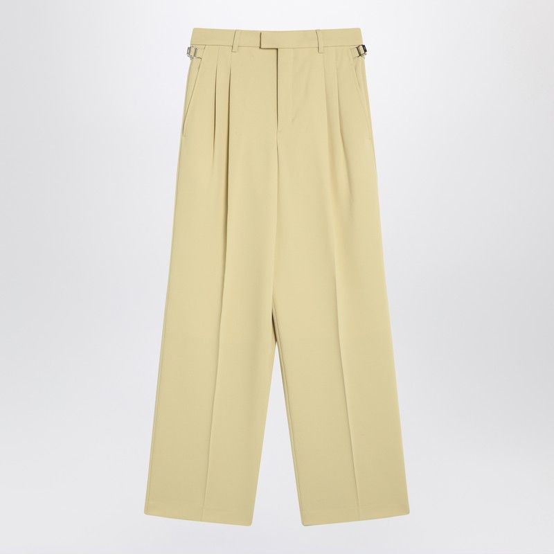 AMI PARIS Wide Wool Trousers for Women