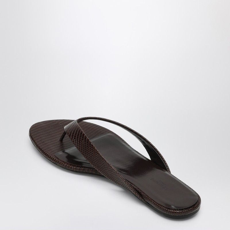 LE MONDE BERYL Women's Leather Flip-Flops