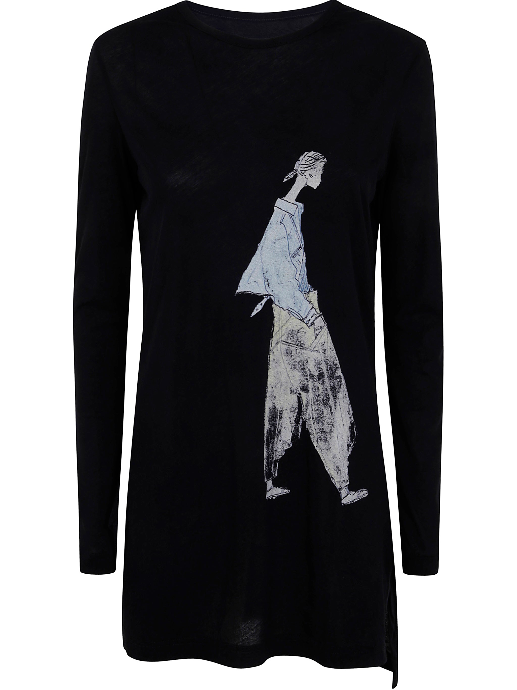 YOHJI YAMAMOTO Graphic Print Mini Dress for Women