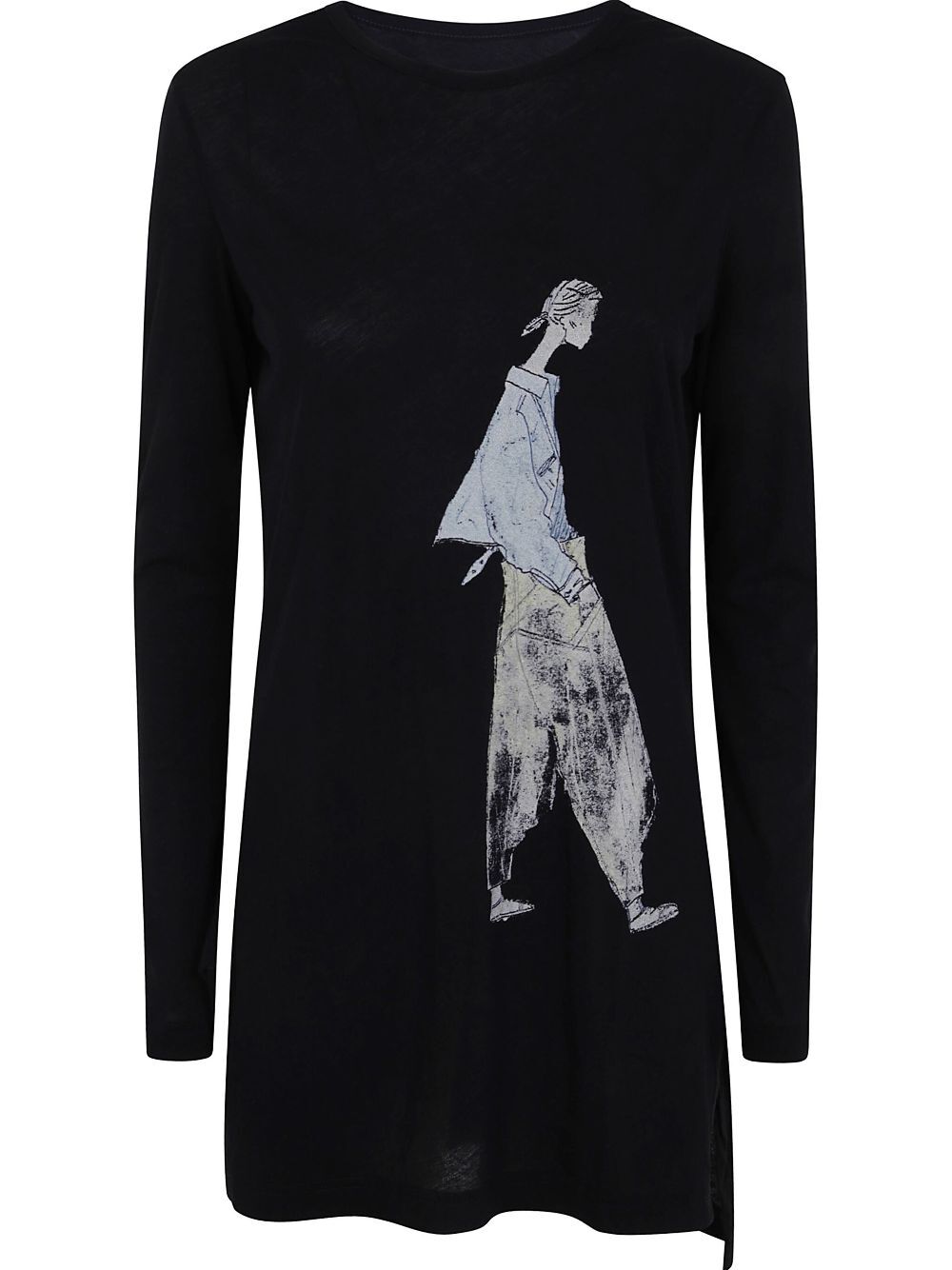 YOHJI YAMAMOTO Graphic Print Mini Dress for Women