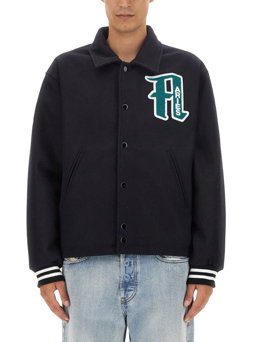 ARIES Oversized Varsity Jacket - Size L