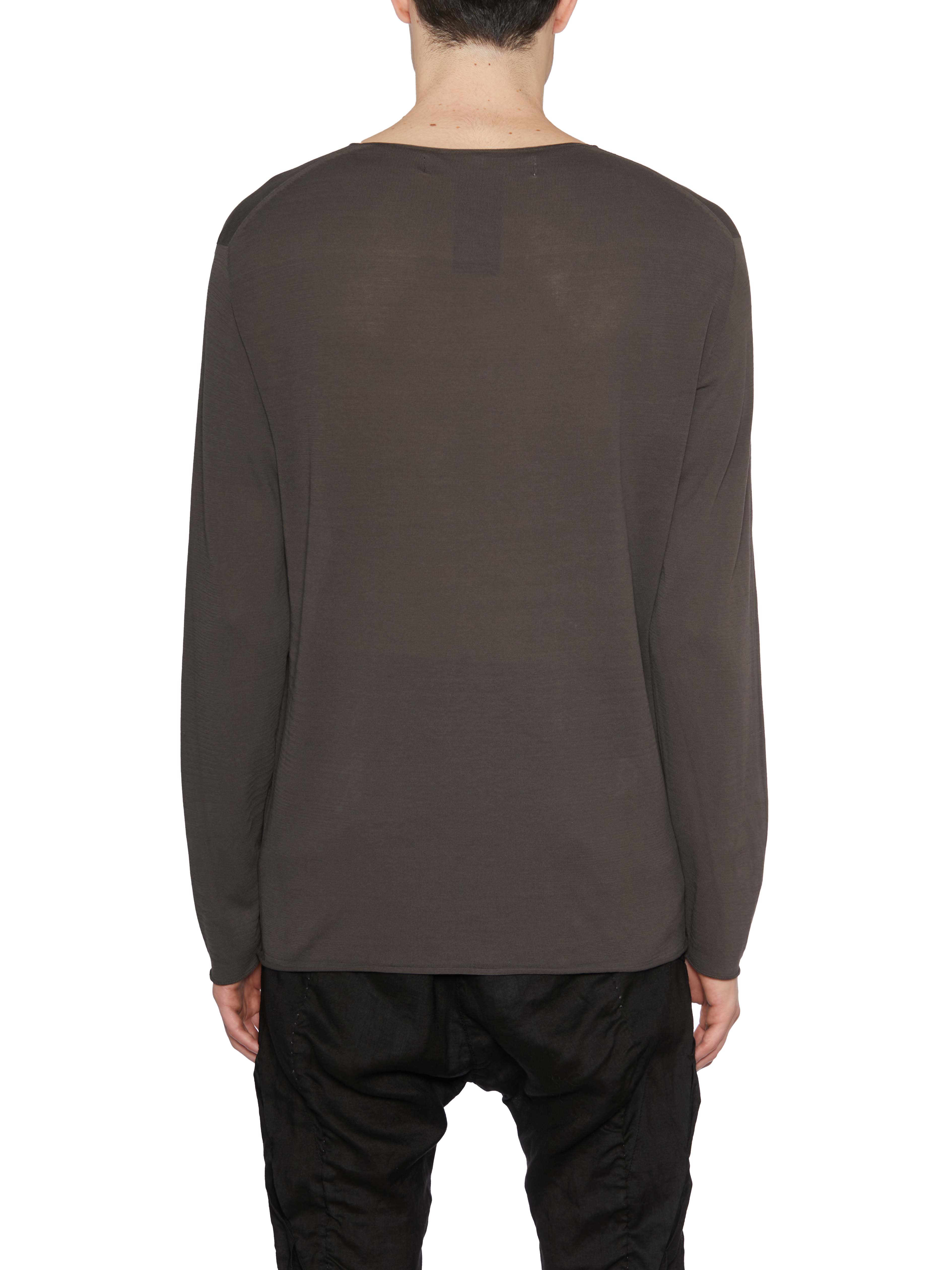 ISABEL BENENATO Long Sleeve Crew Neck T-Shirt - Size L