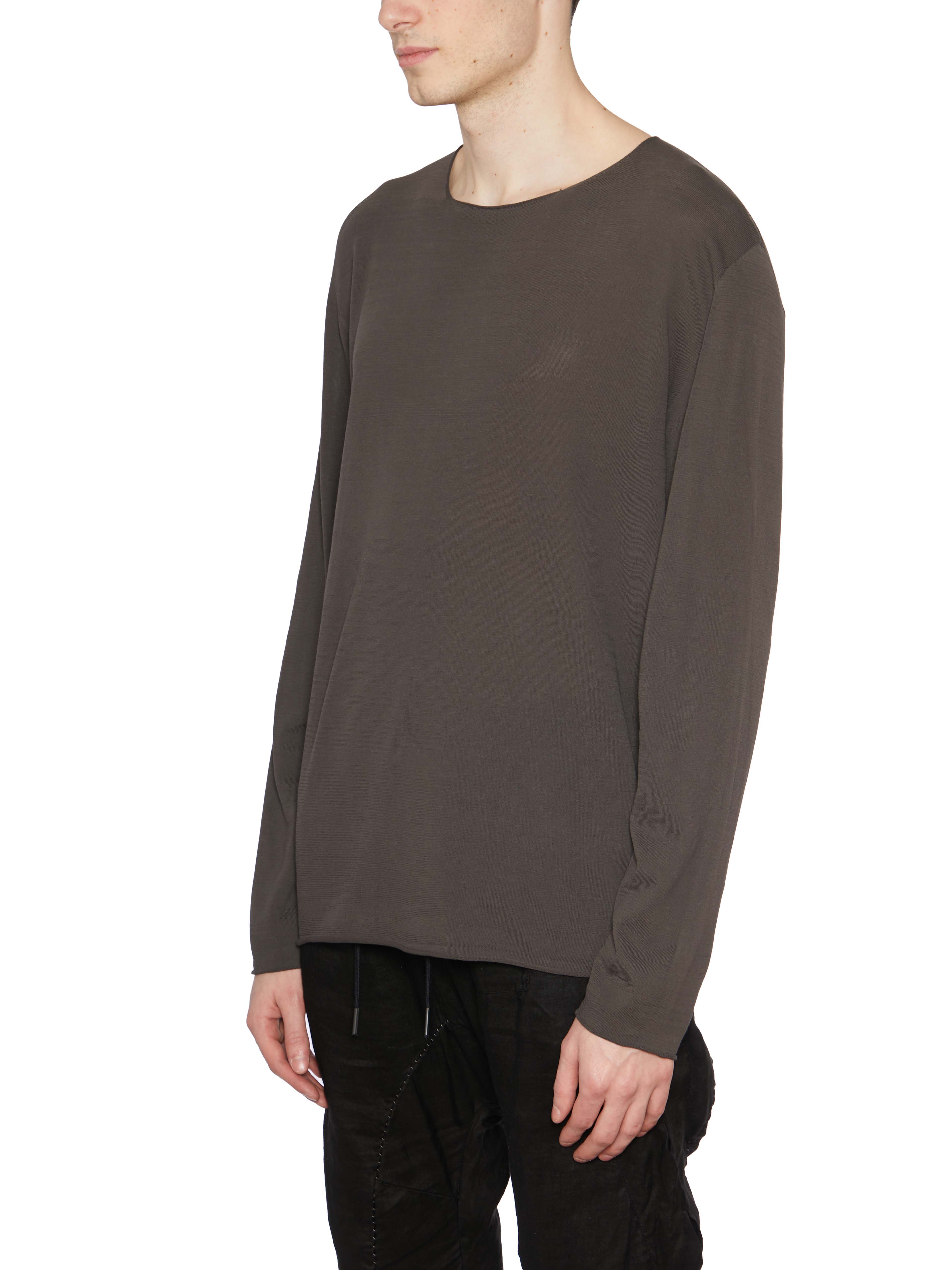 ISABEL BENENATO Long Sleeve Crew Neck T-Shirt - Size L