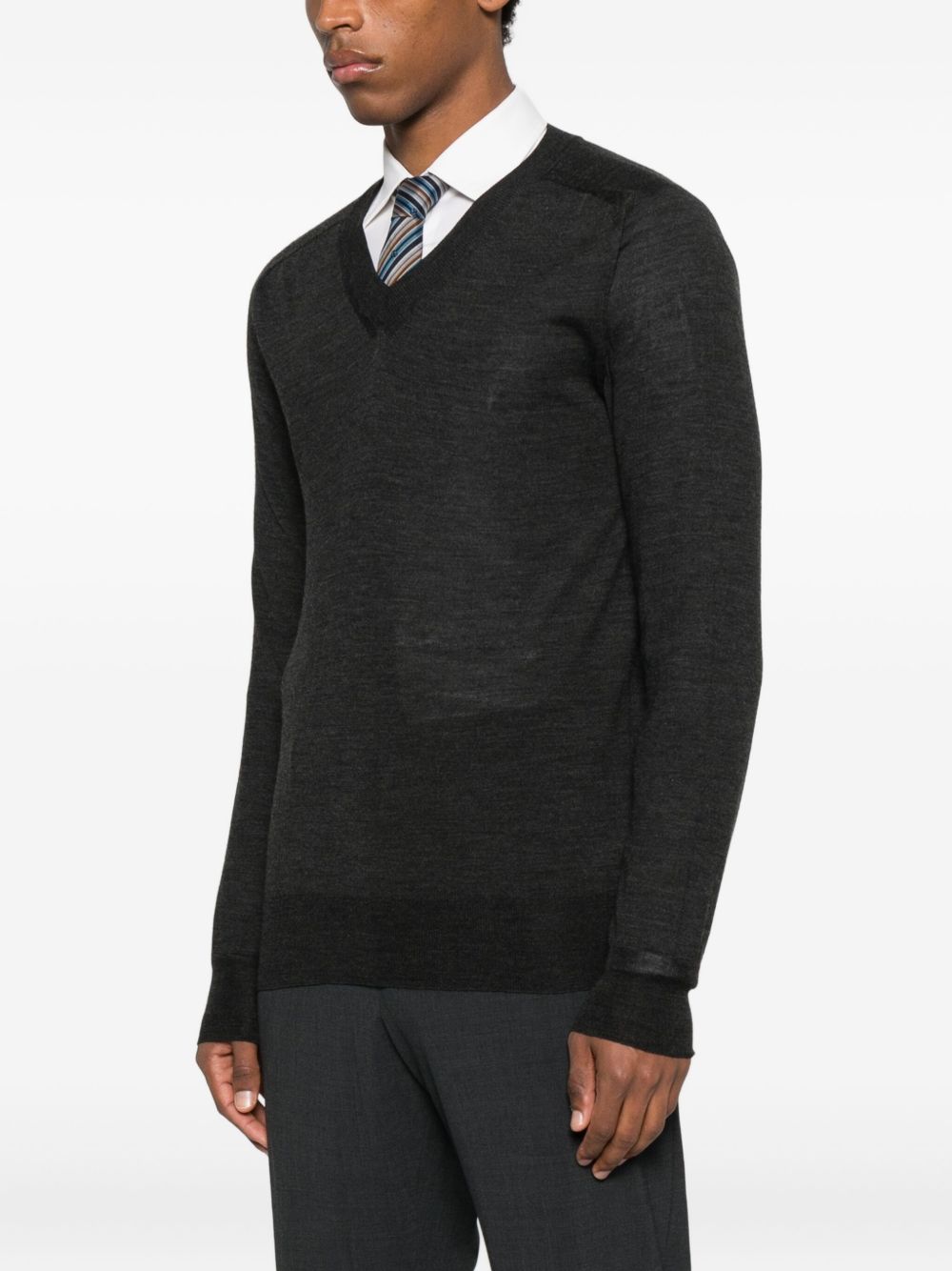 FUMAGALLI Sleek Merino Wool Sweater for Men - FW25