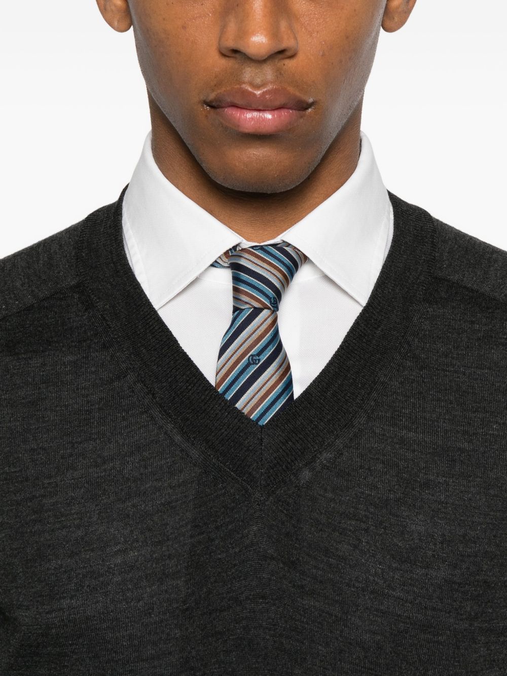 FUMAGALLI Sleek Merino Wool Sweater for Men - FW25