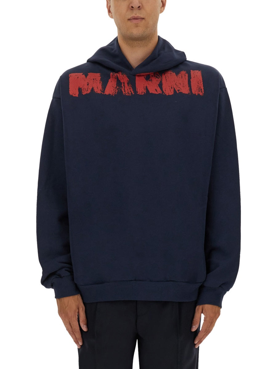 MARNI Knit Sweatshirt with Pocket Lining