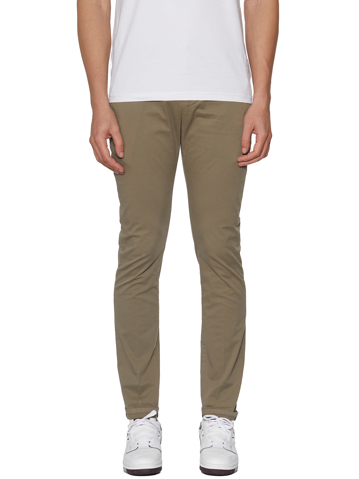 DONDUP Men's Stylish Pants with Button and Zip Closure - Size 32