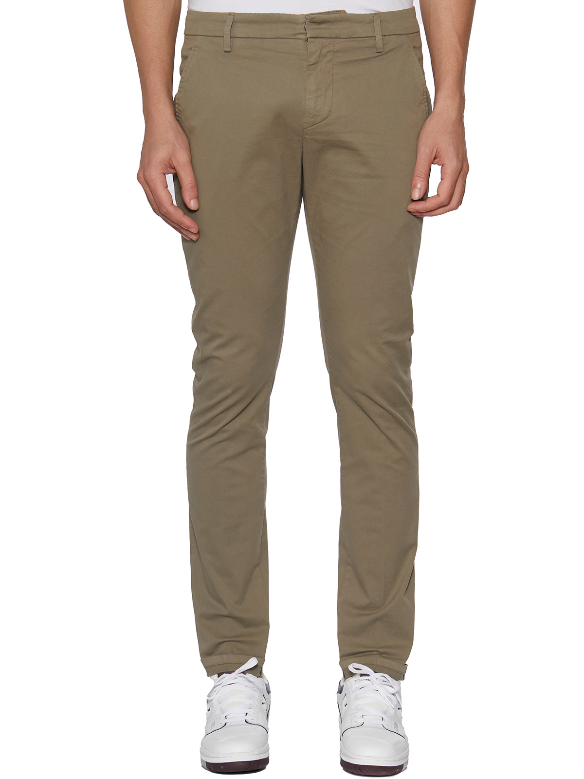 DONDUP Men's Stylish Pants with Button and Zip Closure - Size 32