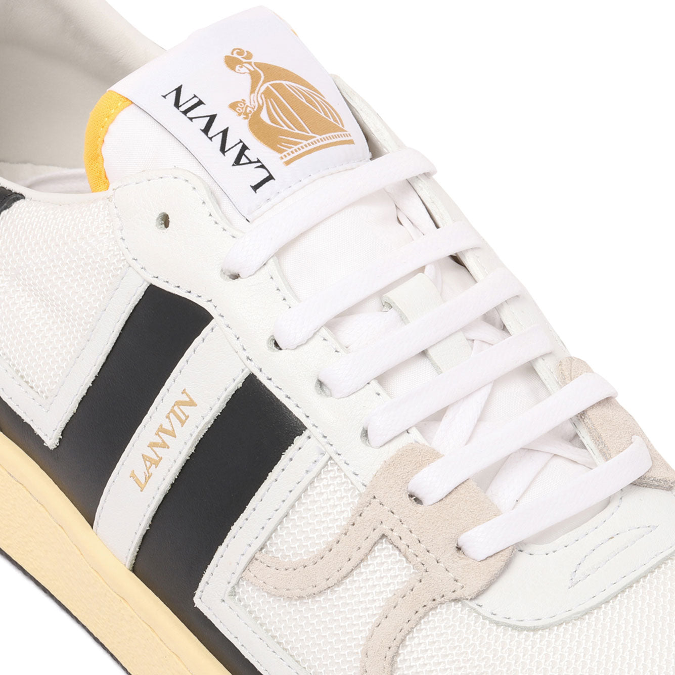 LANVIN Men's Premium Leather Sneakers