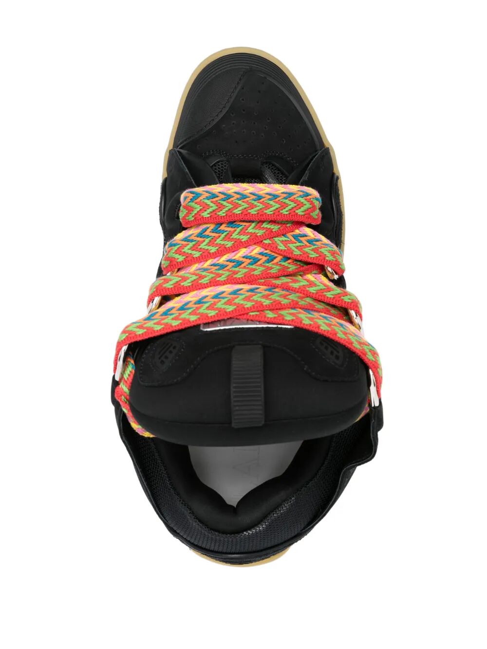 LANVIN Leather Curb Sneakers for Women - Size 10