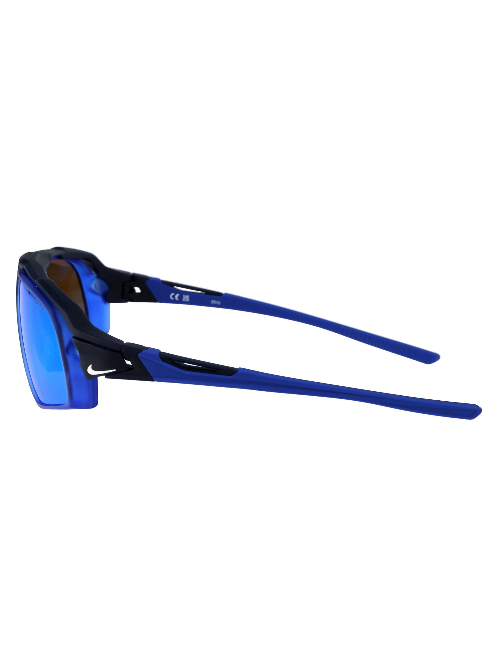 NIKE Matte Blue Mirror Acetate Sunglasses
