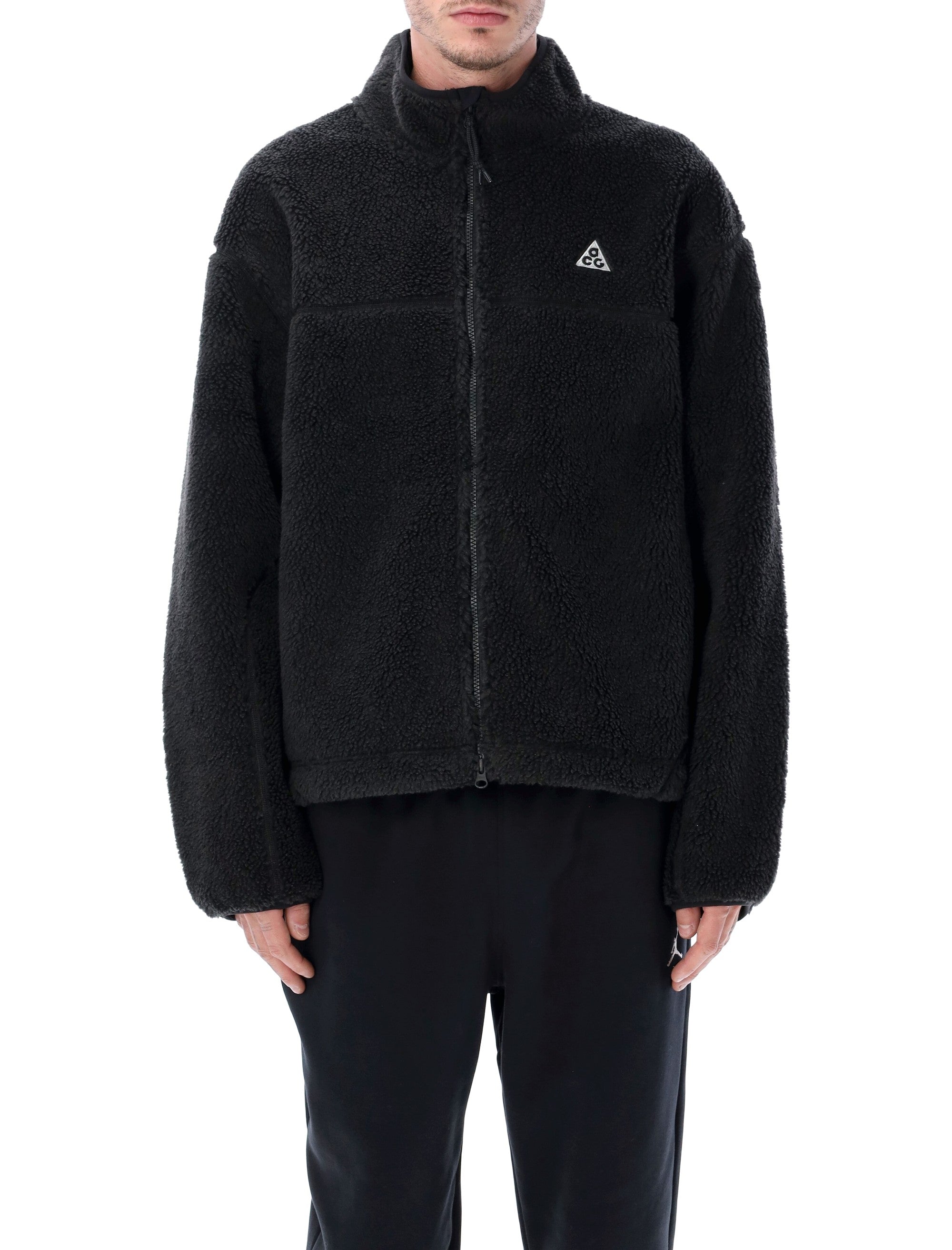 NIKE Men's ACG Canwell Glacier Therma-Fit Windproof Fleece Jacket - Size L