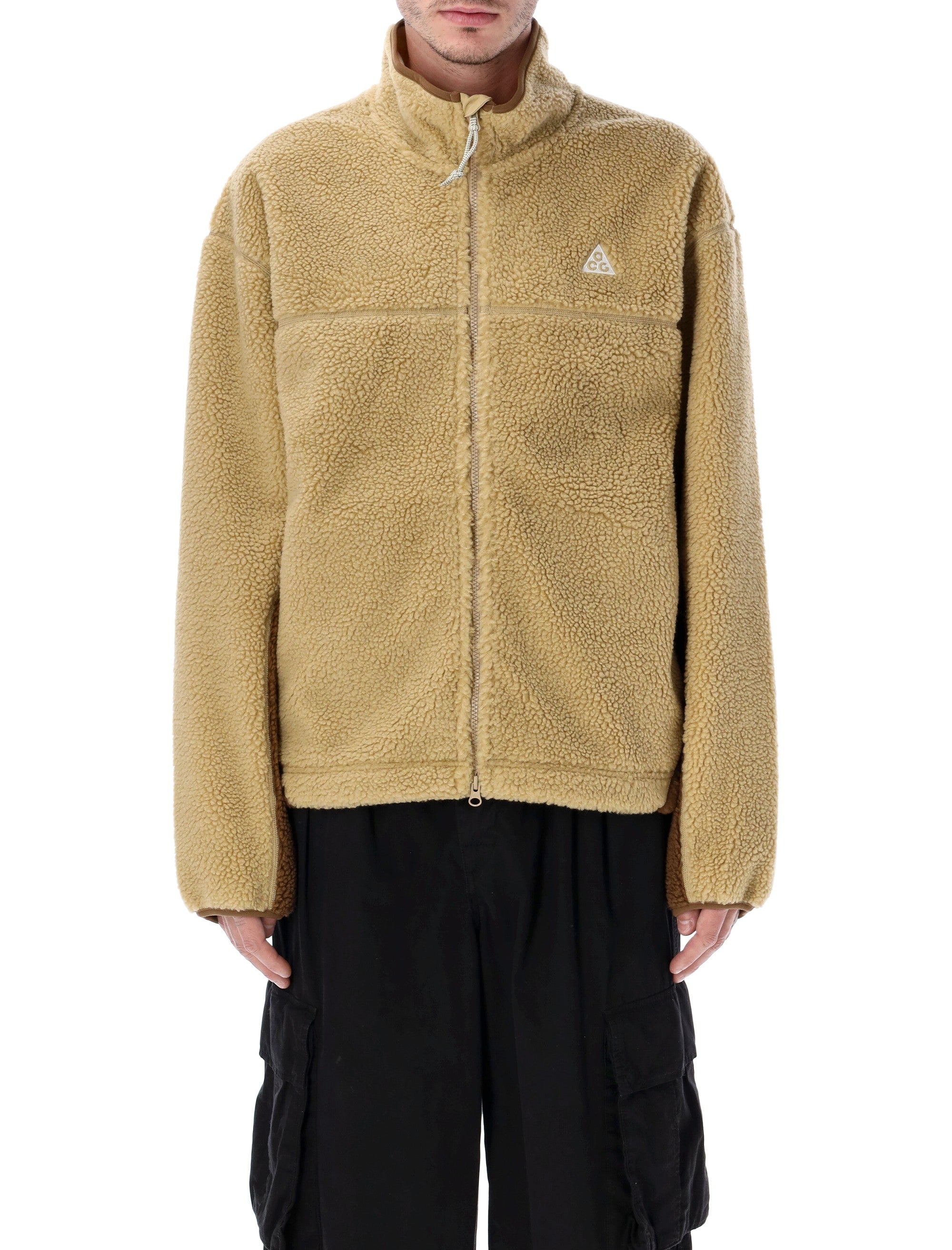 NIKE Men's Windproof Fleece Jacket for Easy Layering