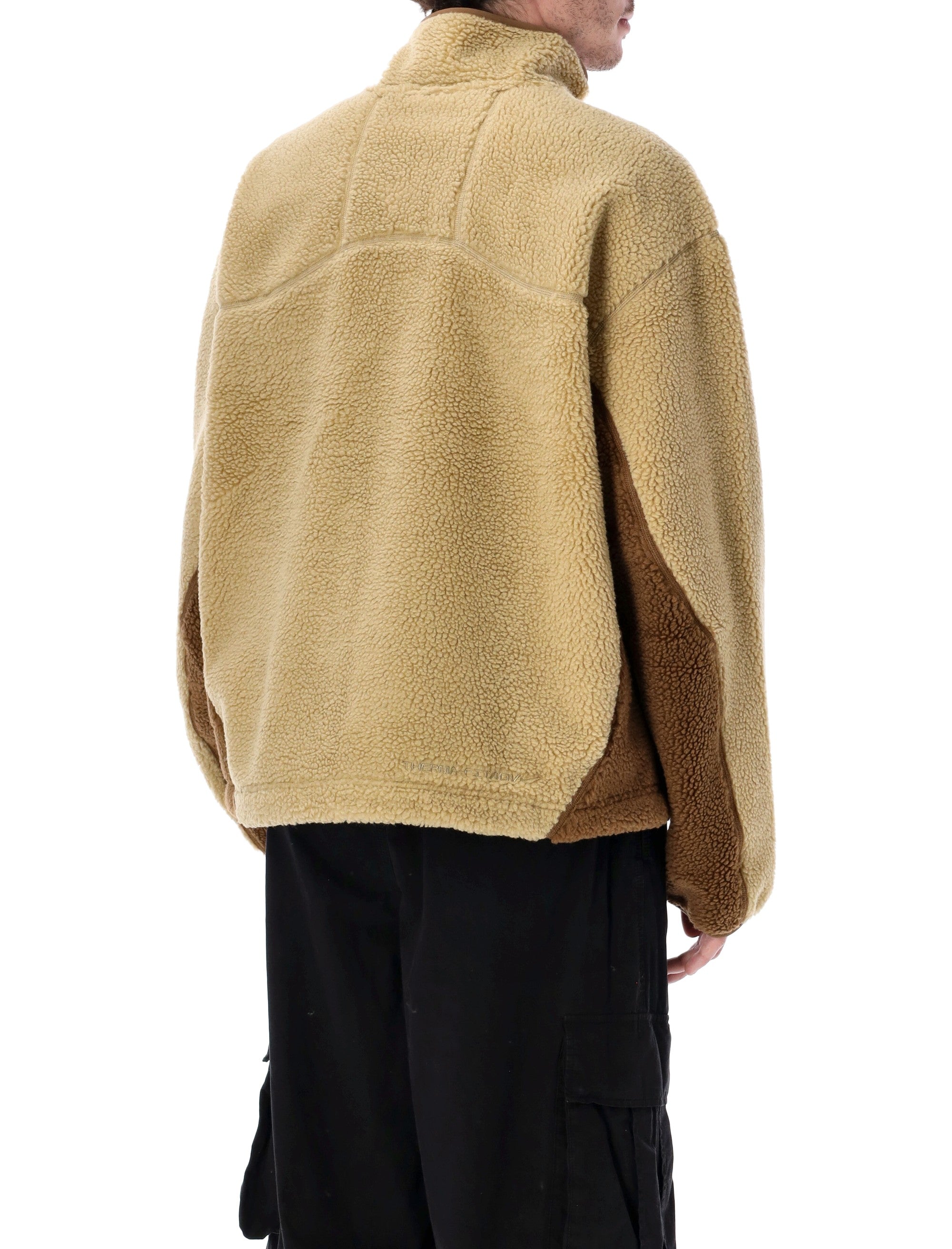 NIKE Men's Windproof Fleece Jacket for Easy Layering