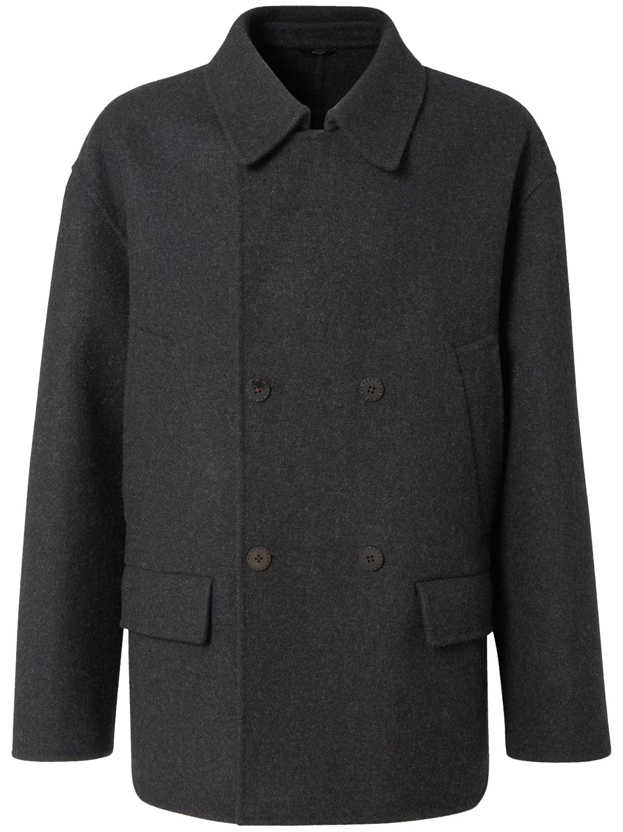 FENDI Double-Breasted Wool Caban Jacket for Men