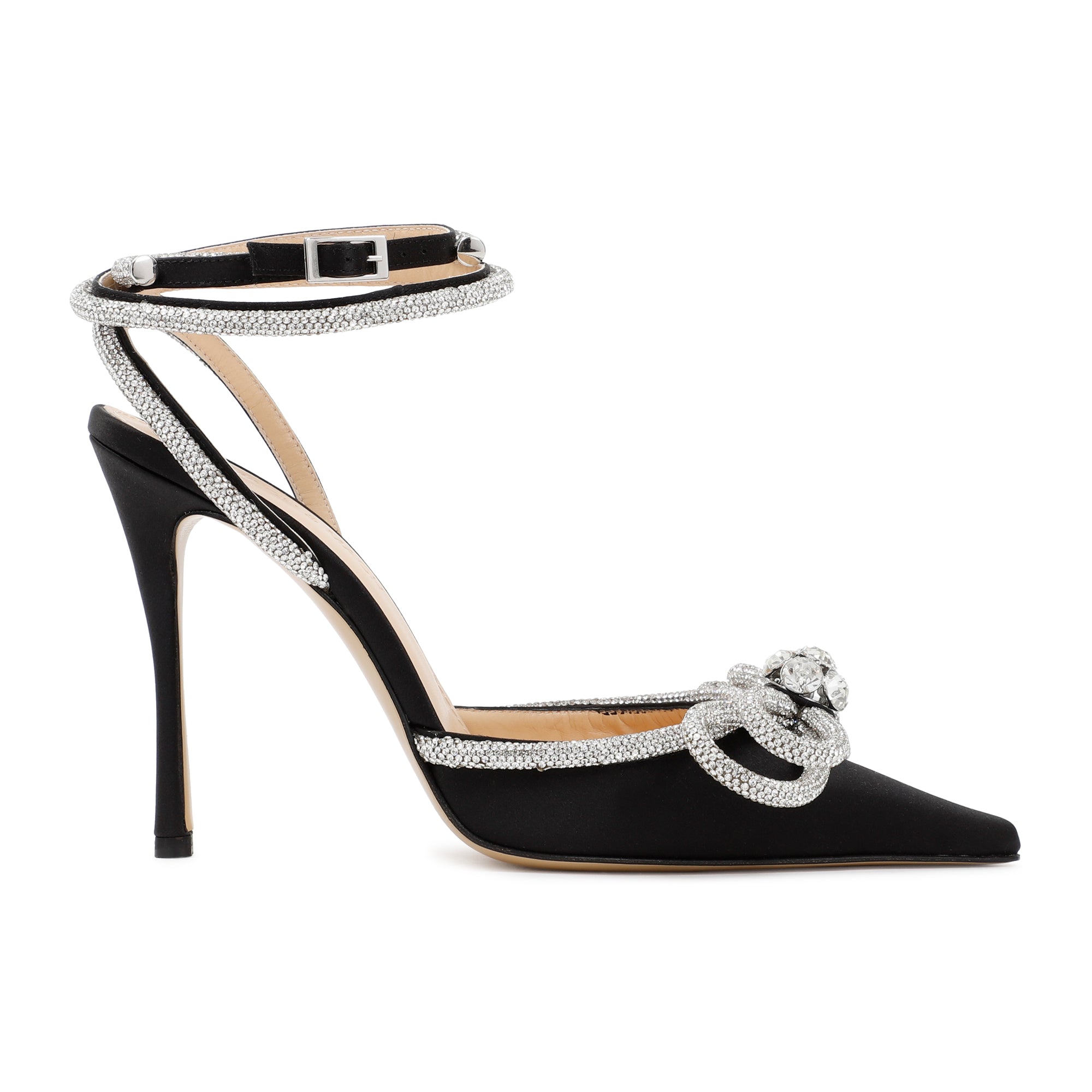 MACH & MACH Double Bow Sandal with 11cm Heel Height