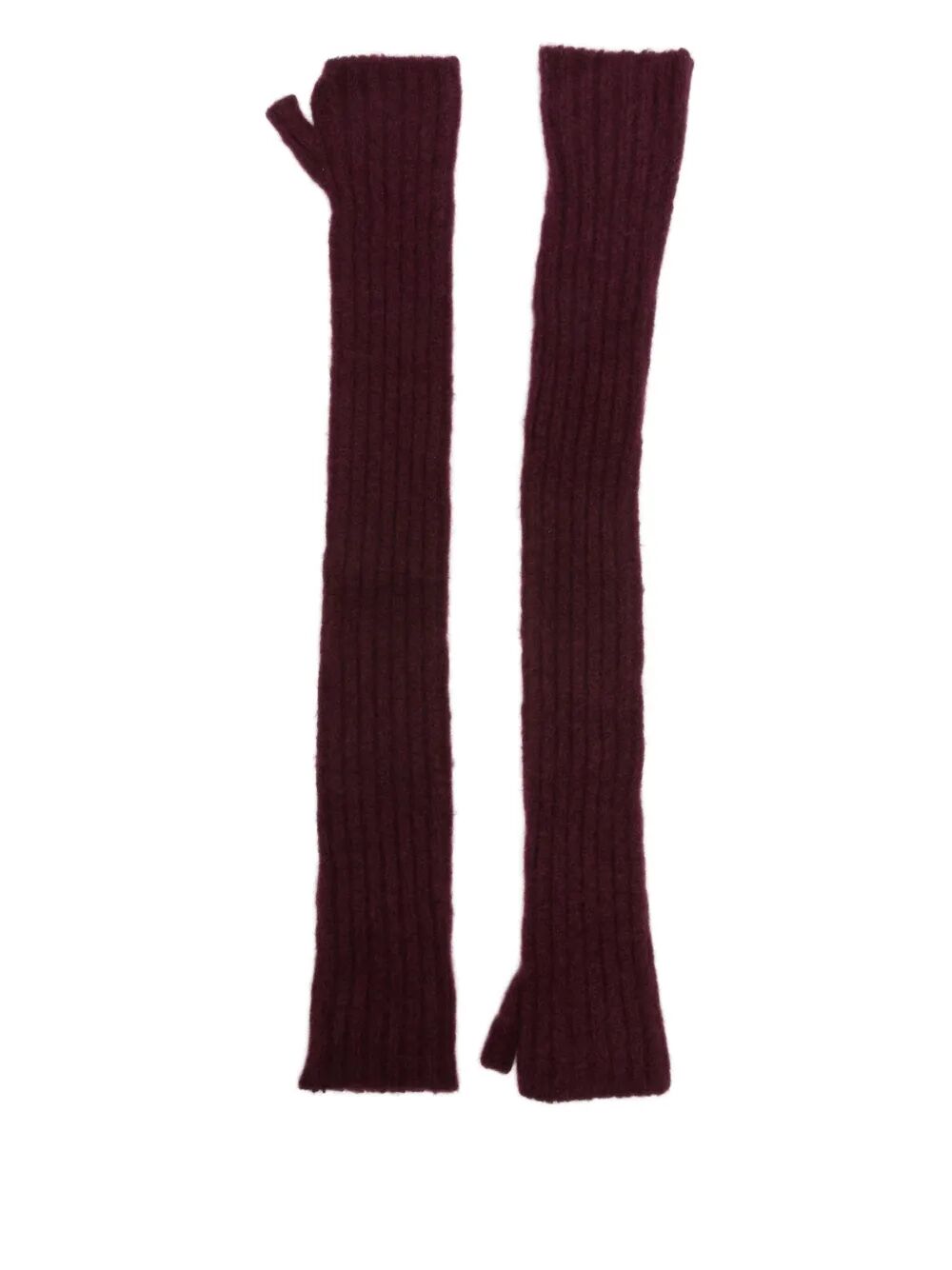 MRZ Long Fingerless Cashmere Gloves for Women