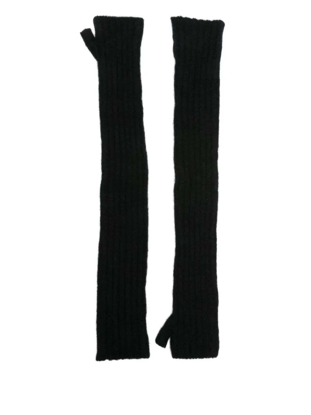 MRZ Cashmere Blend Long Fingerless Gloves for Women