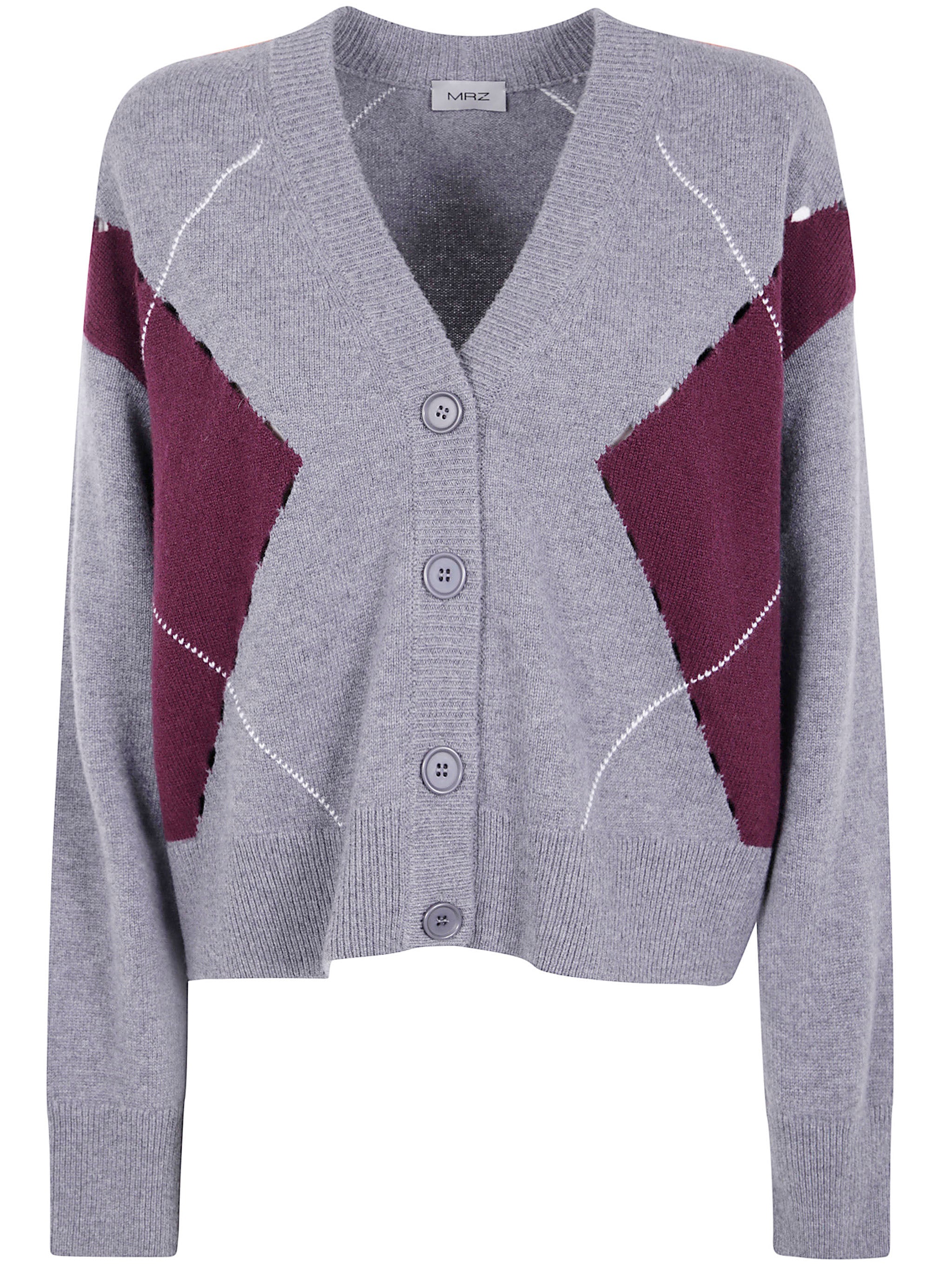 MRZ Intarsia Knit Cardigan for Women