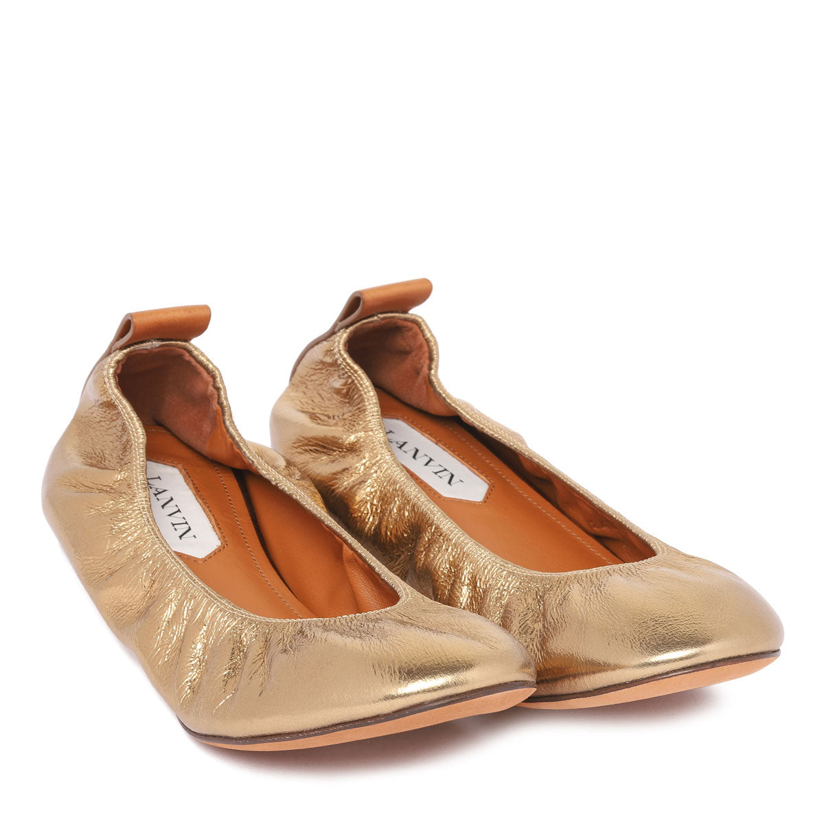 LANVIN Elegant Leather Flat Shoes for Women
