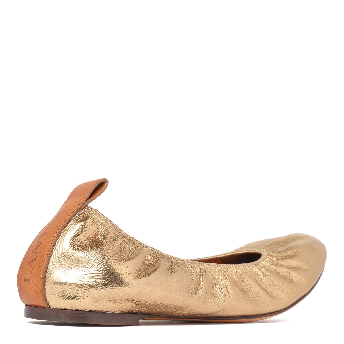 LANVIN Elegant Leather Flat Shoes for Women