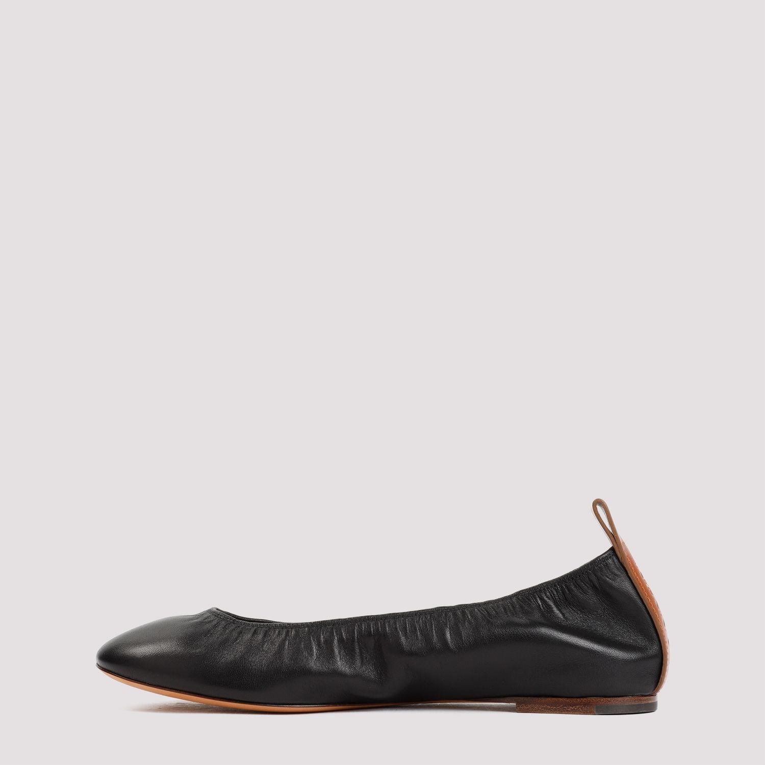LANVIN Classic Leather Ballerinas - Size 10