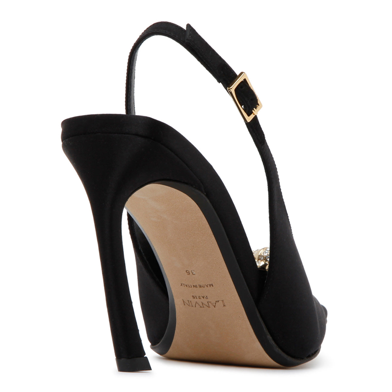 LANVIN Silk Leather Heels for Women