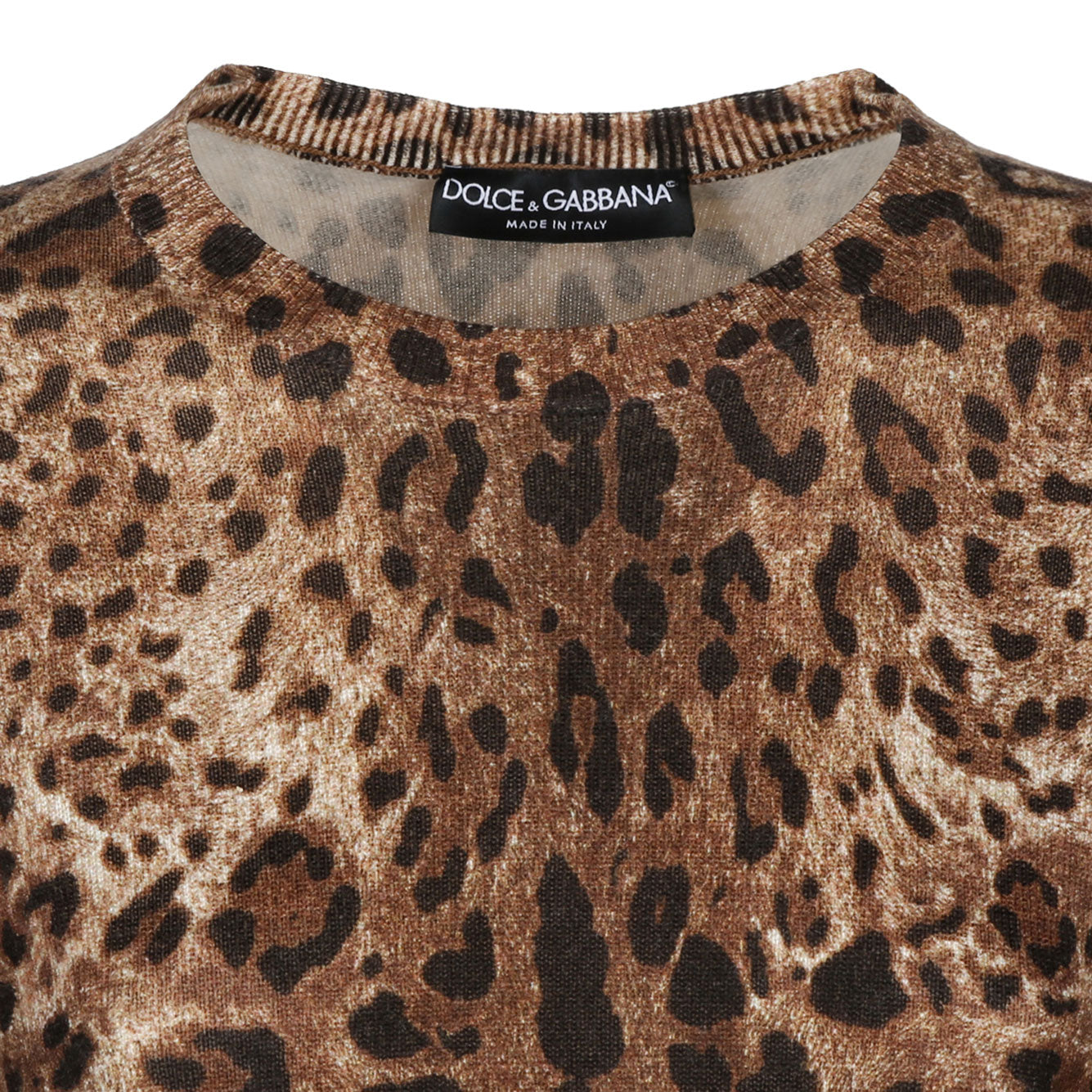 DOLCE & GABBANA Cashmere Animalier Sweater for Women