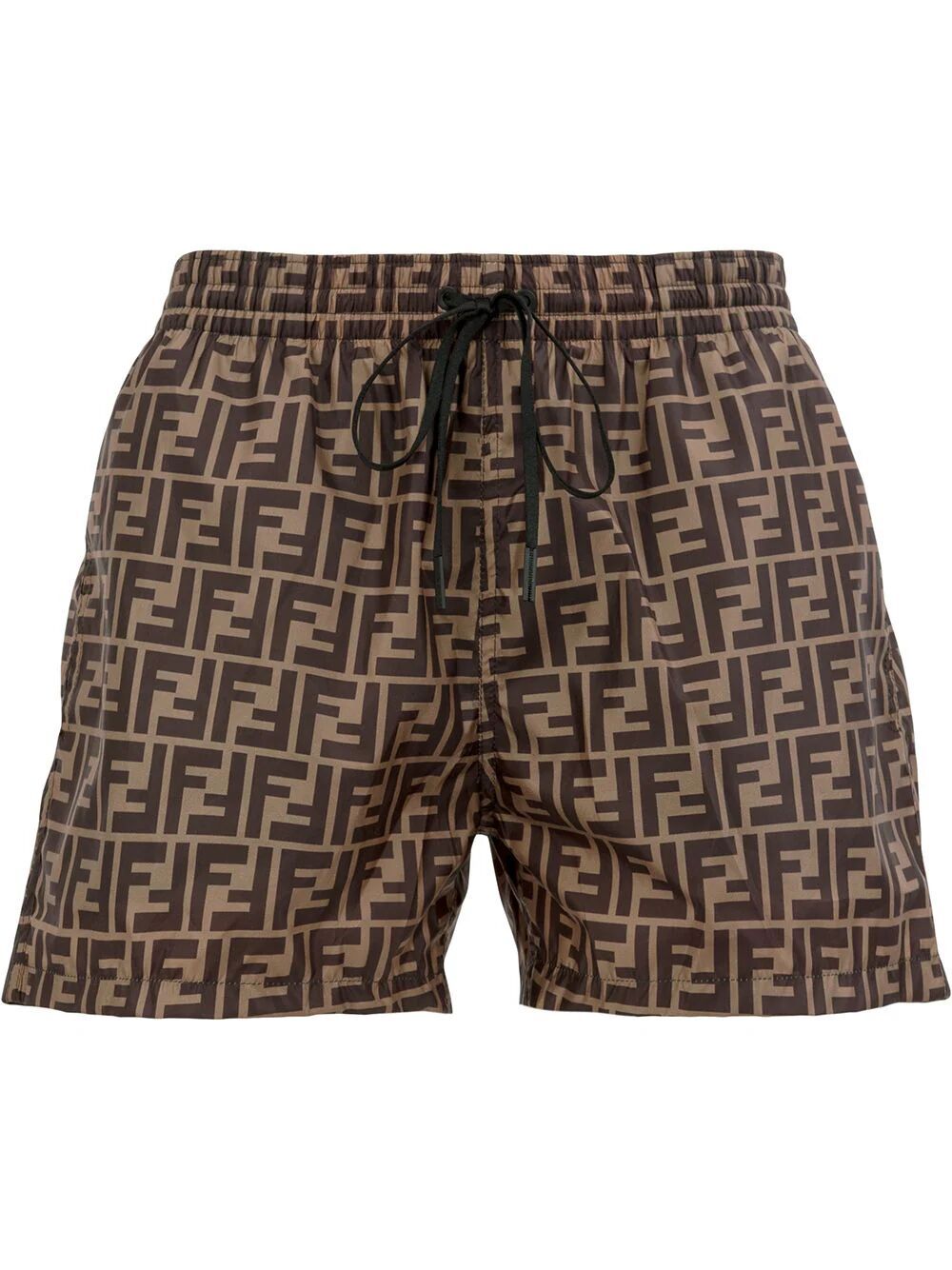 FENDI FF Motif Swim Shorts - Mini Length for Men