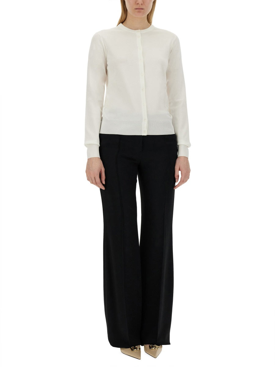 DOLCE & GABBANA Cardigan with Lace Inlays Size 44