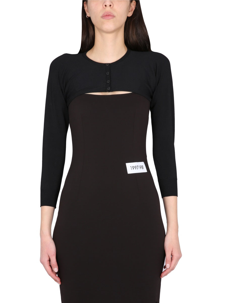 DOLCE & GABBANA Women's Round Neck Button Cardigan