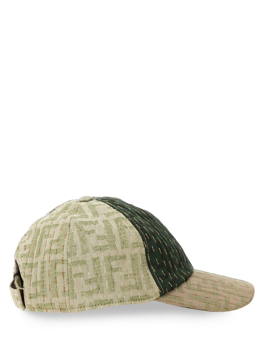 FENDI Cotton Linen Blend Hat for Men