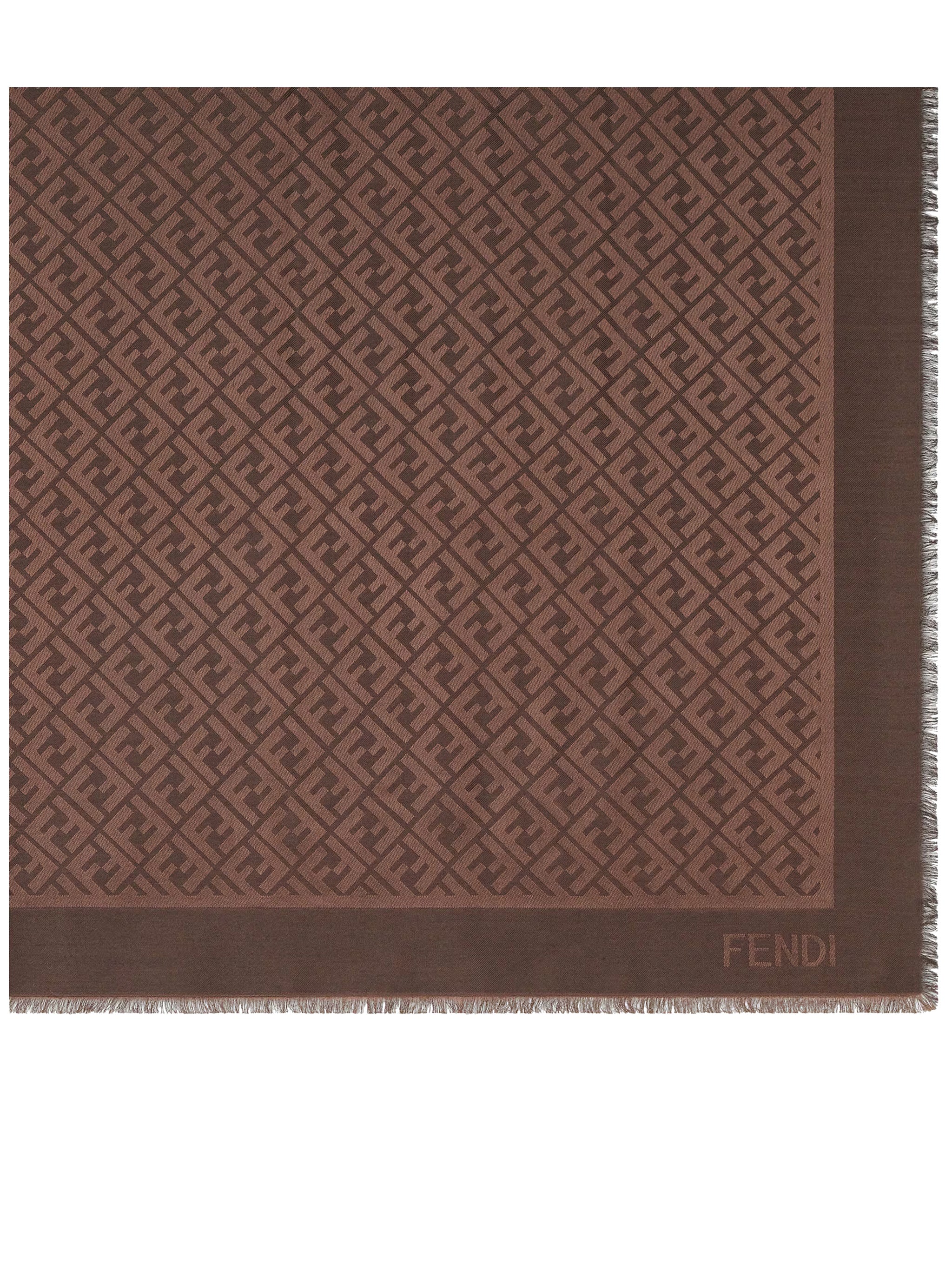 FENDI Luxury Silk and Wool Scarf for Women - Fall/Winter 2025