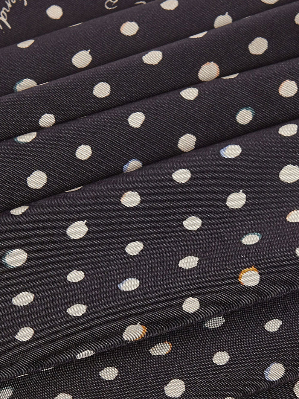 FENDI Silk Foulard with Polka Dots - 55x55 cm
