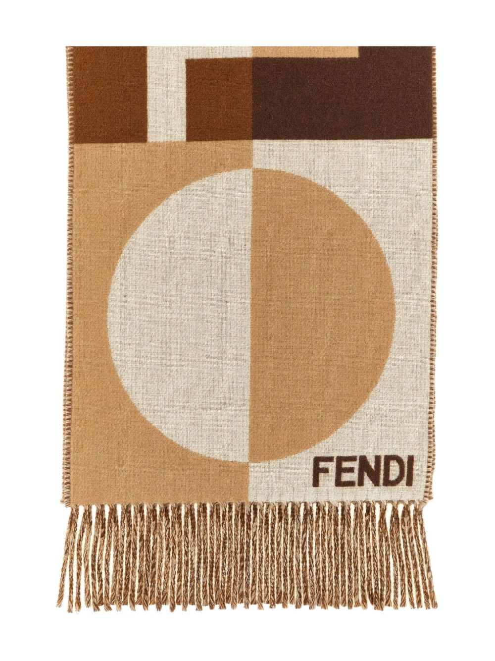 FENDI Luxurious Cashmere Scarf for Women - FW25 Collection