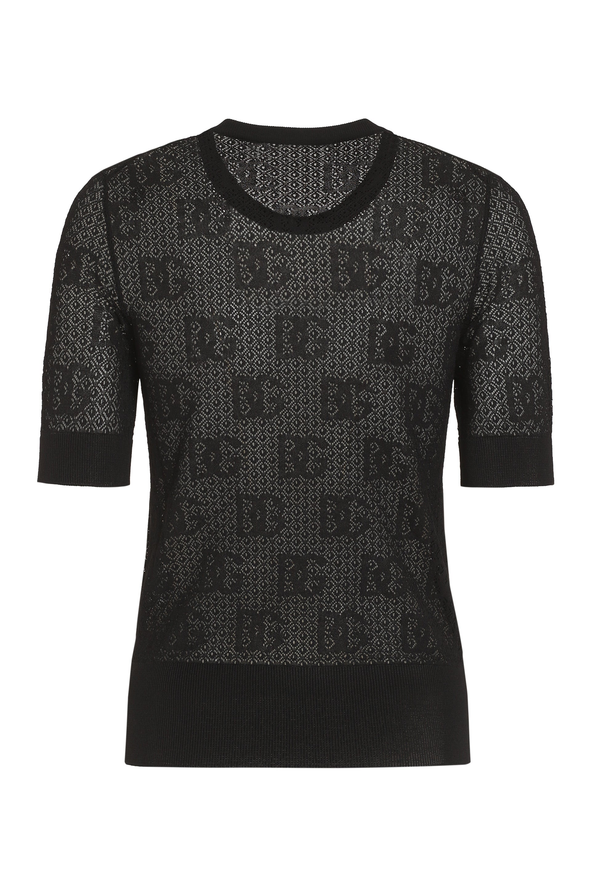 DOLCE & GABBANA Jacquard Knit T-Shirt