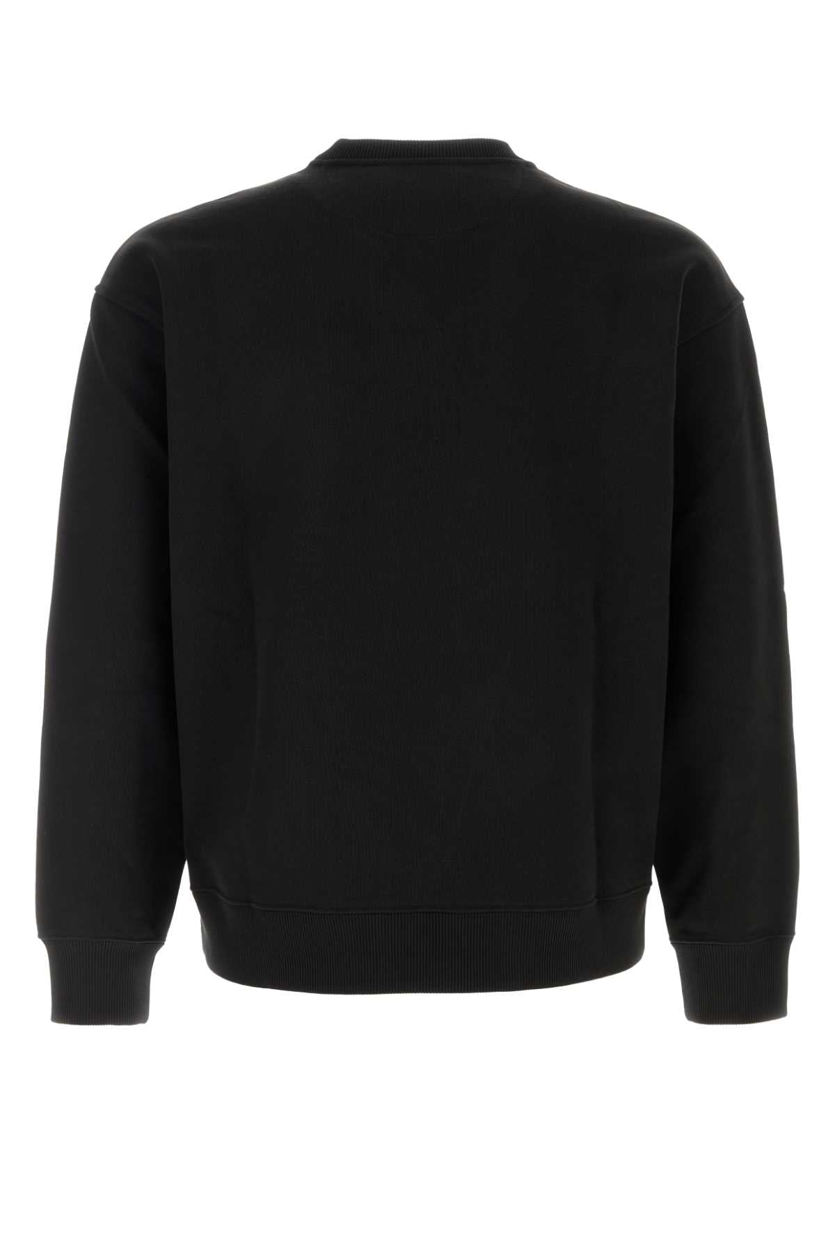 FENDI Men's Cotton Sweatshirt with Iconic Metal Detail