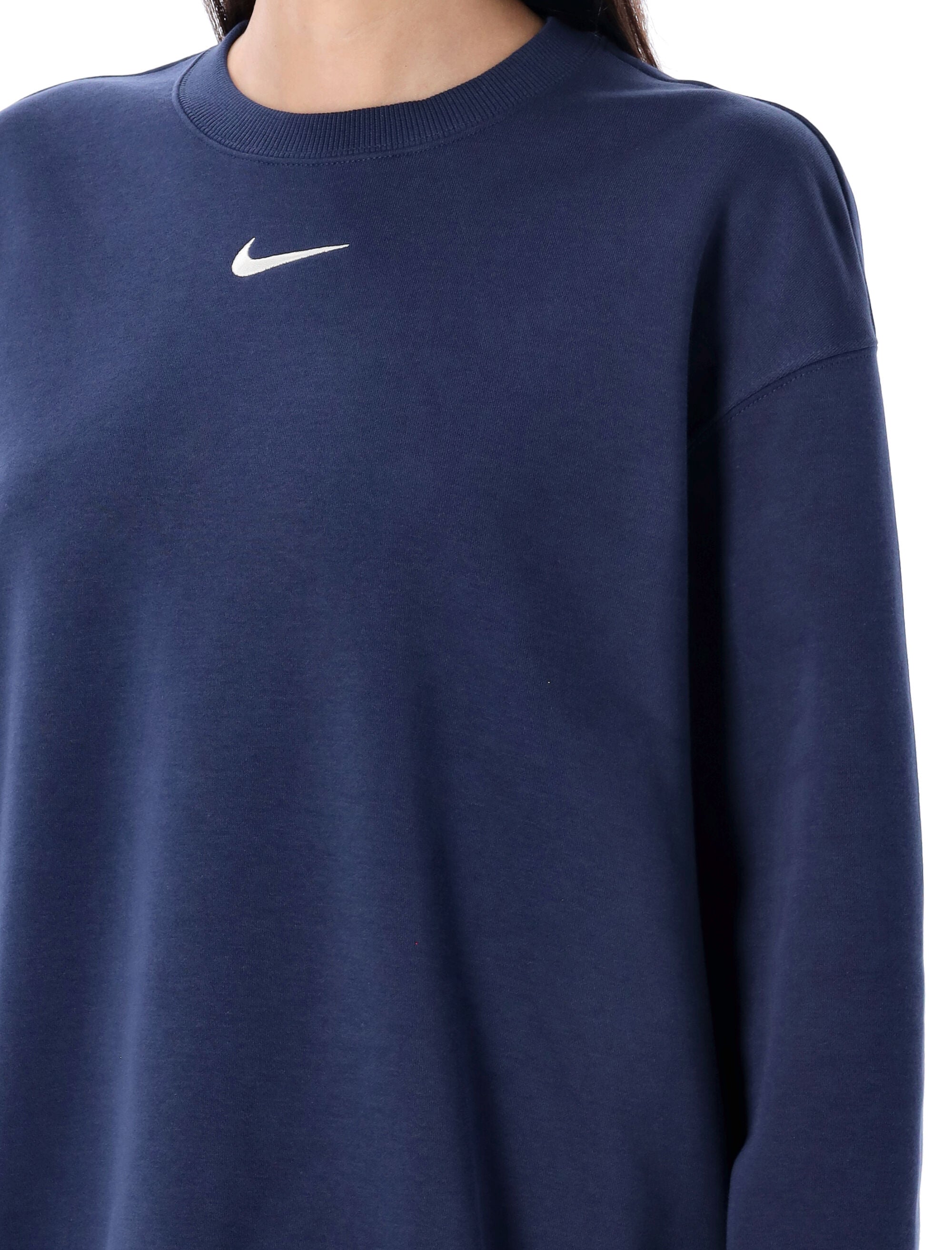 NIKE Oversized Crewneck Fleece for Women - Size S