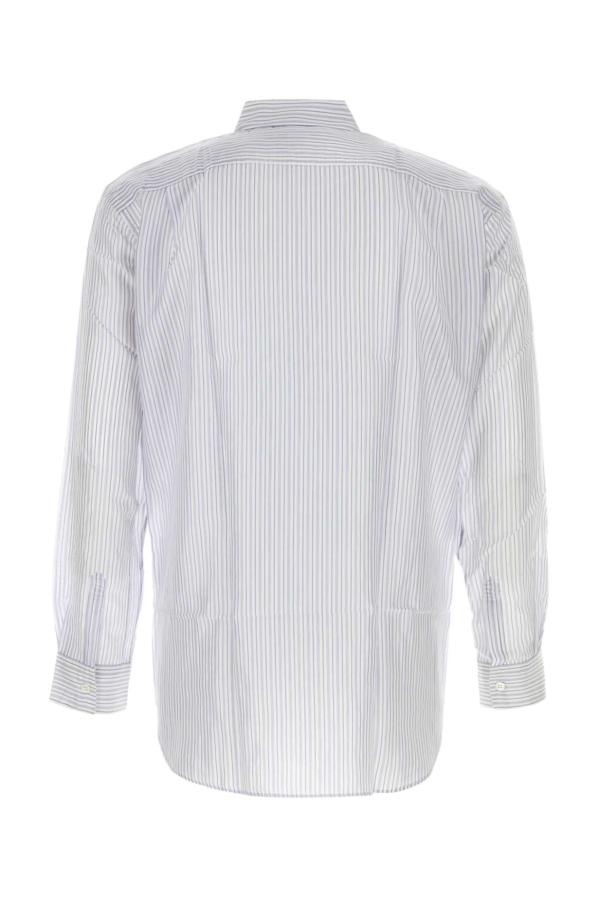 COMME DES GARÇONS SHIRT Embroidered Cupro Shirt for Men - FW24 Collection