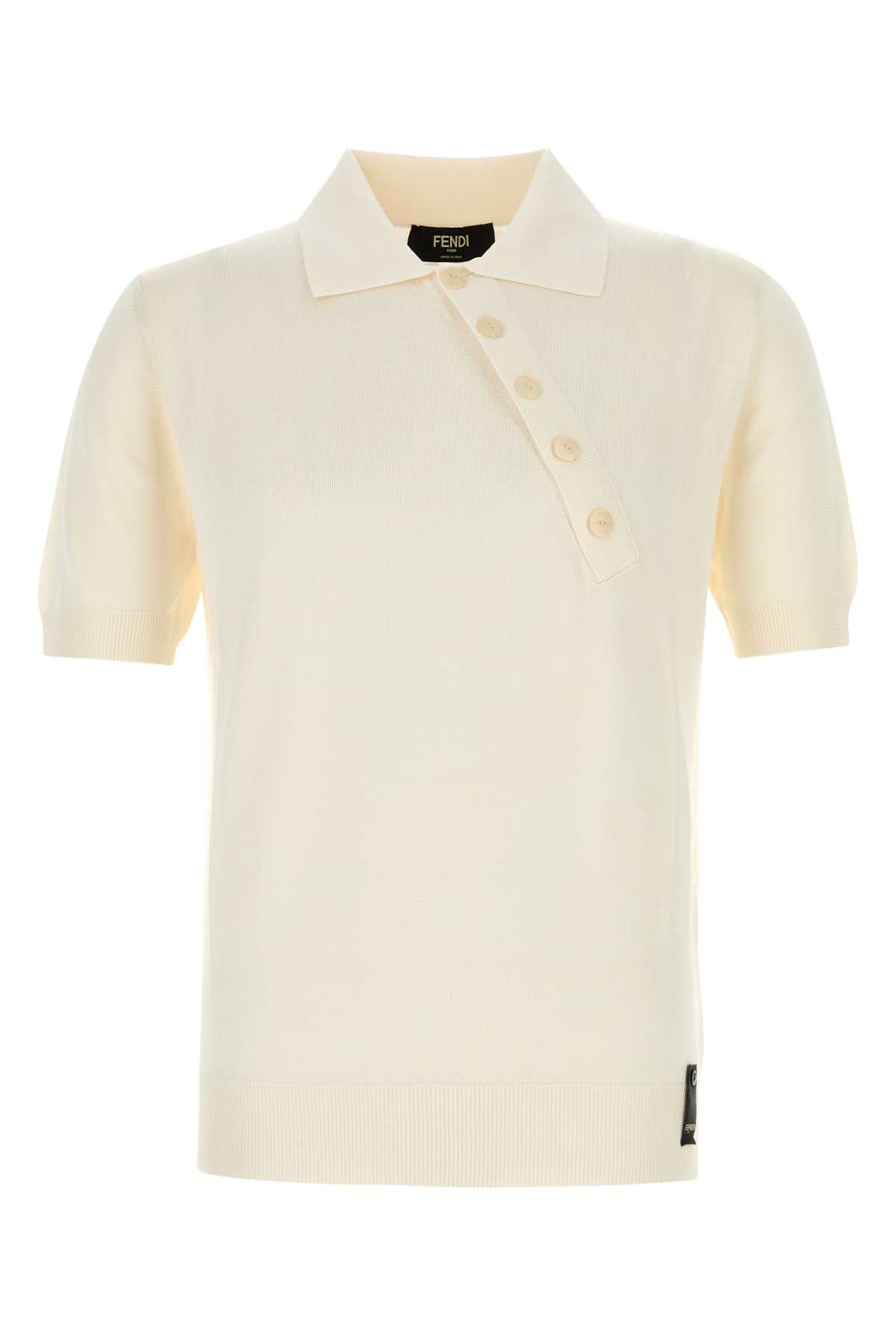 FENDI Viscose Polo Shirt for Men - SS25 Collection