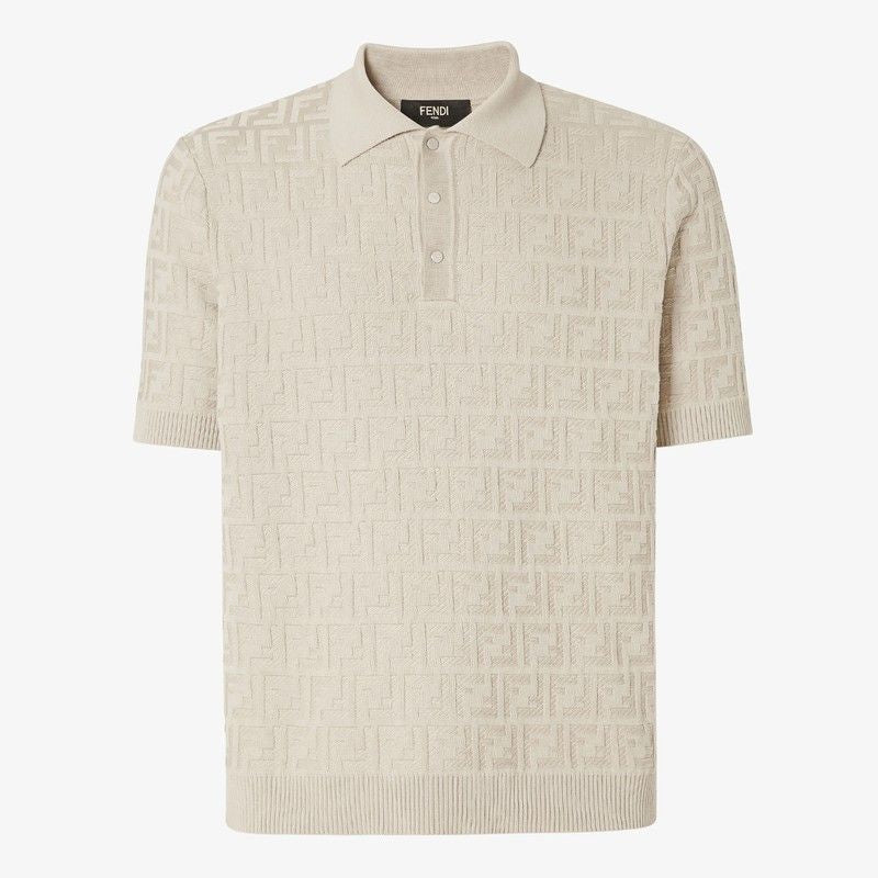 FENDI Men's Classic Cotton Polo Shirt