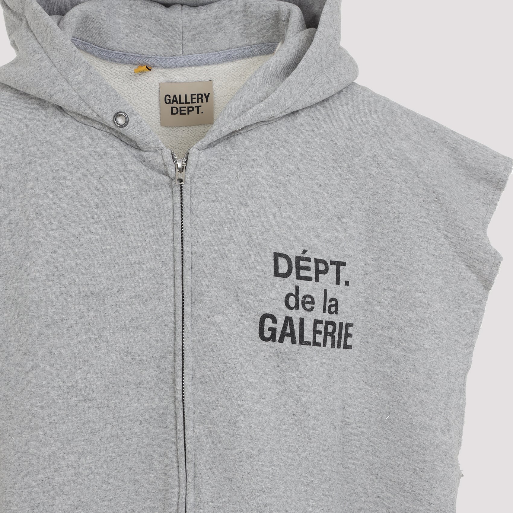 GALLERY DEPT. 90's Full Zip Cut Off Hoodie - Sleeveless